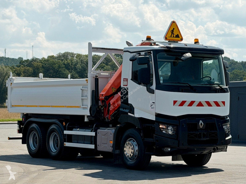 Camión Renault C 380* KIPPER 5,20 m* KRAN/FUNK...