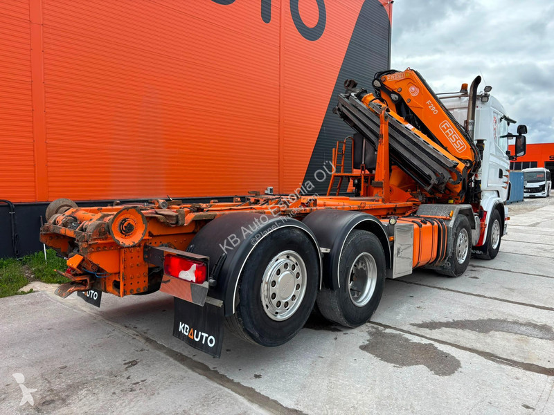 شاحنة Scania 8x2*6 FASSI F290 / AJK 20 ton...