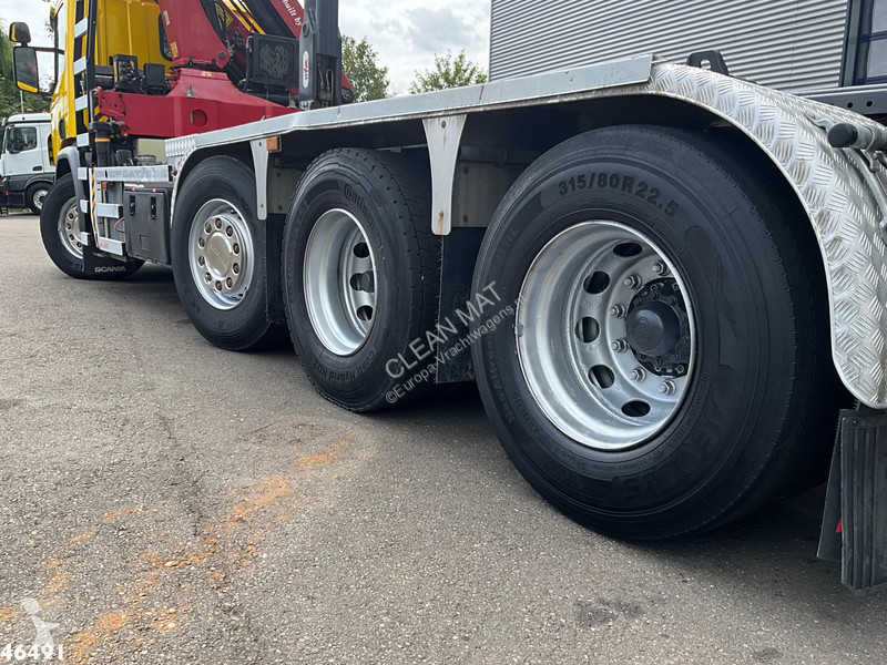 شاحنة Scania 450 Euro 6 HMF 21 Tonmeter laadkraan