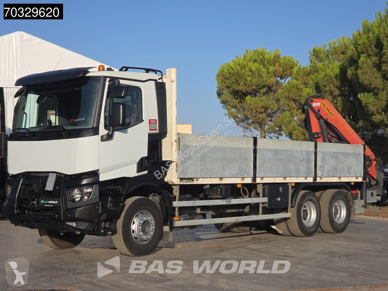 Camión Renault K 380 K 6X4 Grua Palfinger...