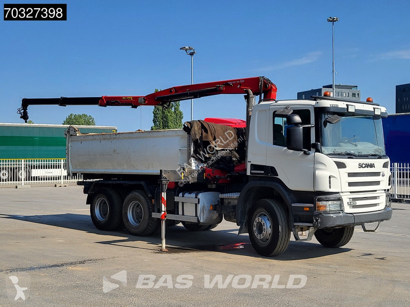 Kamion Scania 400 6X4 HMF 1444-Z2 Crane Remote...