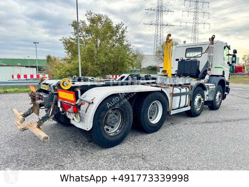 شاحنة Scania 410 Abrollkipper 8x4 alfinger...