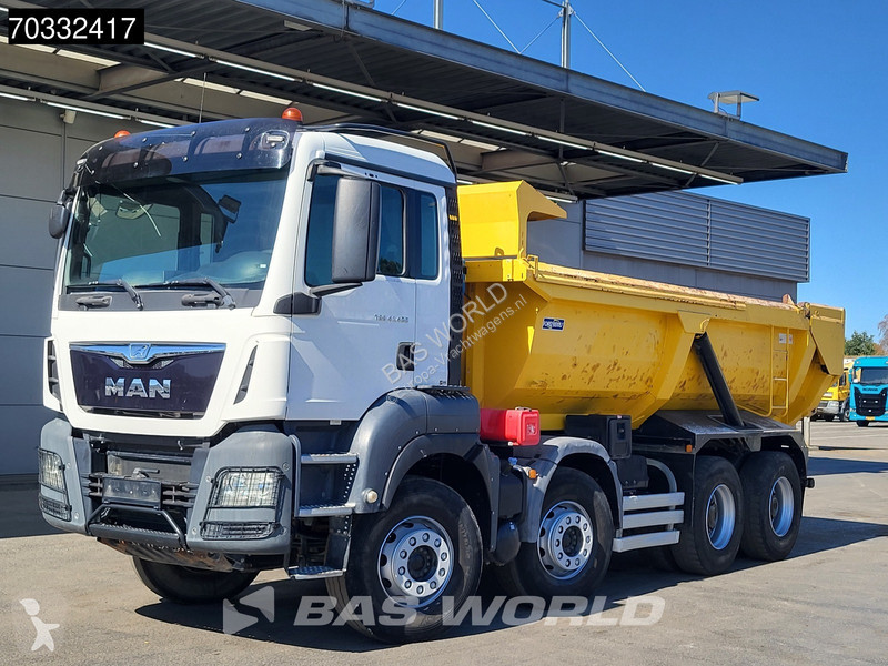 شاحنة MAN TGS 8X4 15m3 tipper steel suspension...