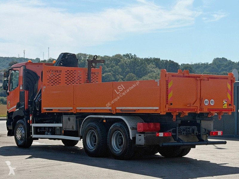 شاحنة Renault C 430 *KIPPER 6,45m*HIAB 144 BS-3...