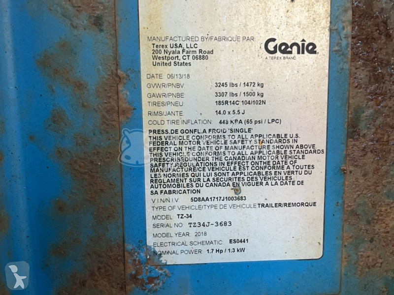 Gondola Genie TZ34 (12m)