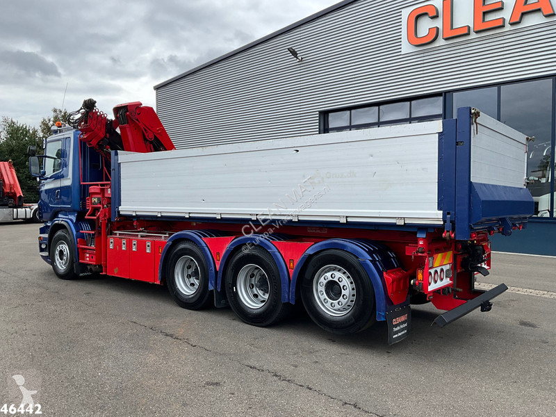 شاحنة Scania 560 V8 8x4 etarder Hiab 24...