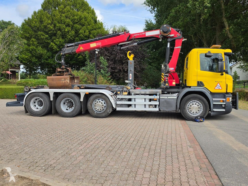 Camion Scania P450 8x2!! CRANE/HOOK!!...