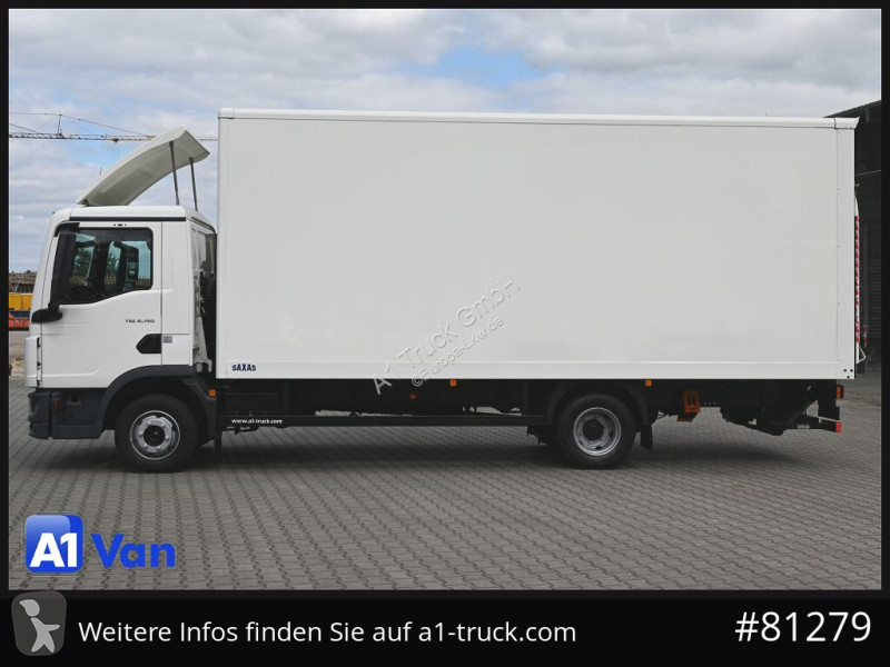 Camion MAN TGL 8.190 4x2 BL Koffer, LBW, Klima,...