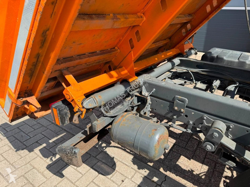 Camion Mercedes 816 Kraan / 3-zijdige Kipper,...