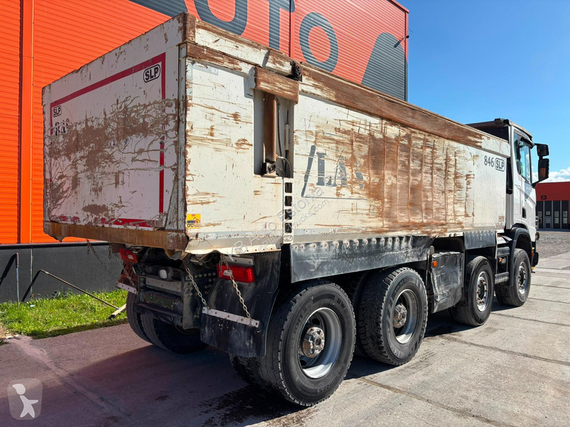 Vrachtwagen Scania R 580 8x4 RETARDER / BOX...
