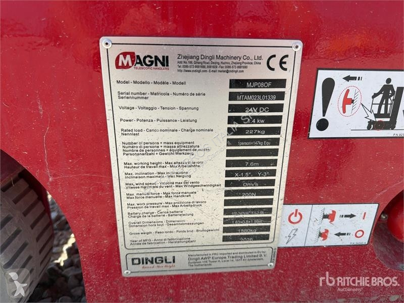 Автовишка  MJP08OF Electric Hydraulic Oil Free...