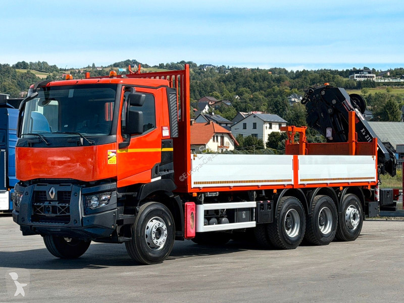 Camión Renault C430 Pritsche 7,10 m  HIAB 211...