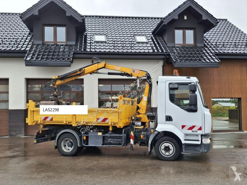 Camión Renault HDS Wagen Kran Wywrotka