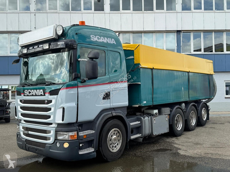 Camión Scania R480 8X4 EURO 5 + HOOKIFT