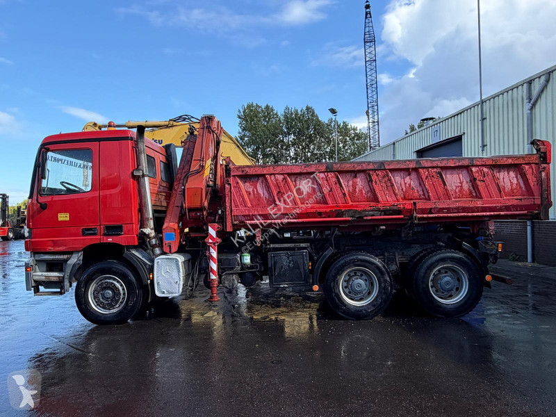 Camión Mercedes 2643 Kipper Crane Effer 250 6x4...