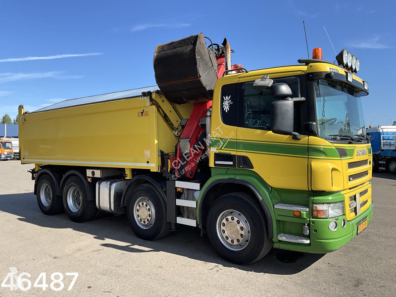 Camión Scania 400 8x4 Retarder HMF 16 Tonmeter...