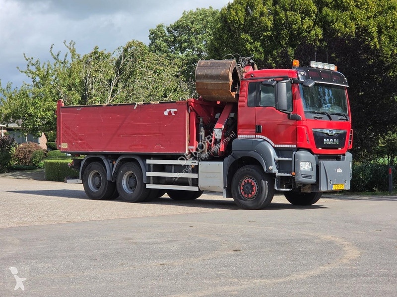 Camión MAN 420 !!6X6!! Z-CRANE TIPPER NL TRUCK...