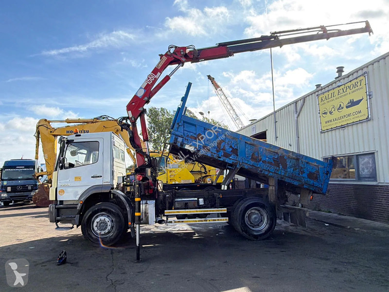 Camión Mercedes 1829 HMF 1563-K3 Crane + Remote...