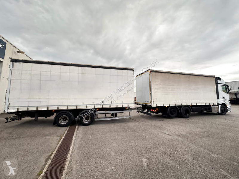 Camión Mercedes 2551 Komplettzug + WEB-Anhänger...