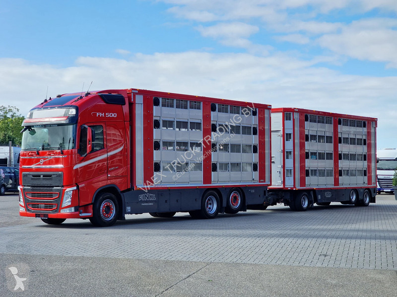 Teherautó Volvo 13500 6x2 - Livestock 4 deck...
