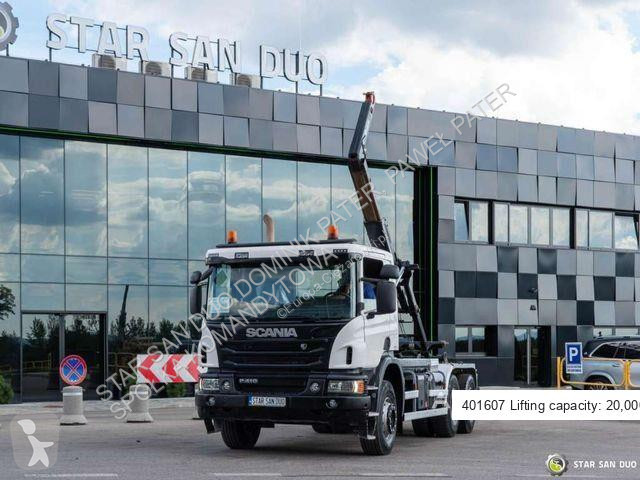 Camion Scania P410 6x4 Hyva Lift 20.53.S hooklift
