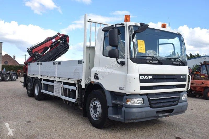 Camion DAF 75310 +HMF 3000 Powerlift crane 30T...