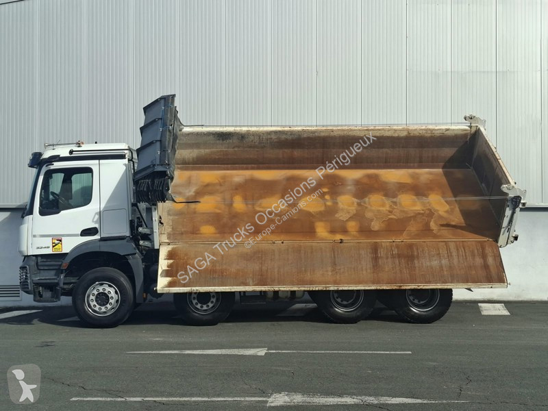 Lastbil Mercedes 3246 8x4/4 Bi benne Meiller +...