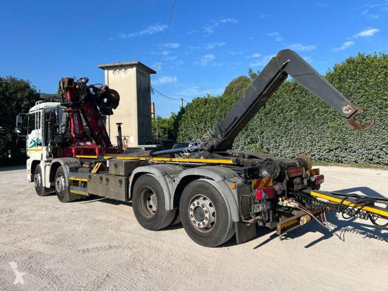 Camion MAN TGA 35.440 USATO SCARRABILE CON GRU...