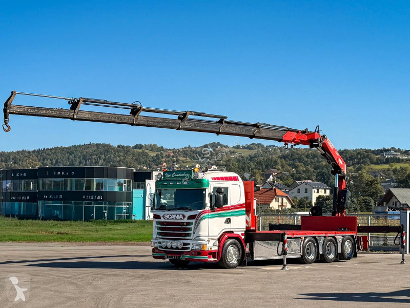 Камион Scania 450 Platform 6,40 m FASSI F365...