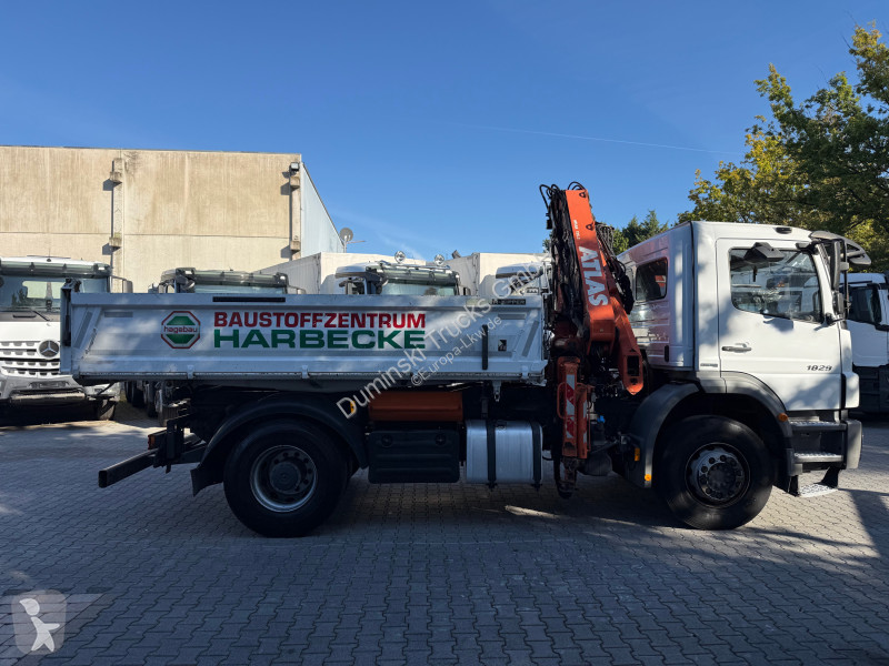 Camion Mercedes 1829 K 4X2 Kipper mit Kran...