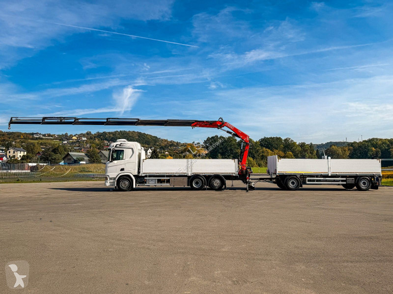 Scania 500 FASSI F235 A.2.26 + FUNK + Anhänger!...