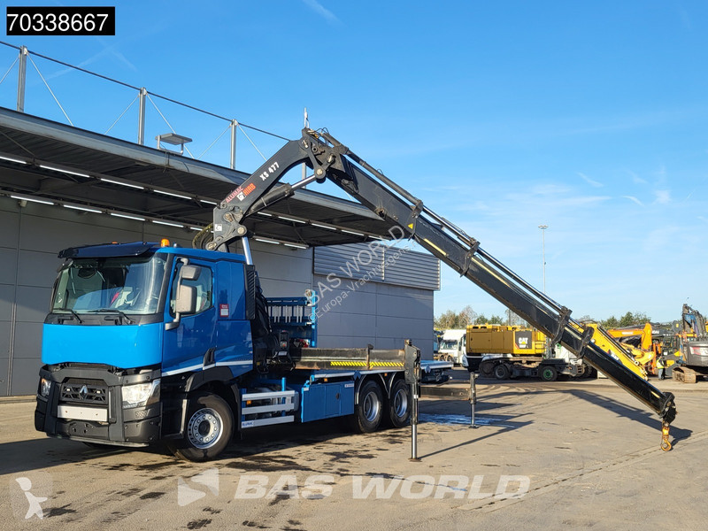 Renault C 460 6X4 HIAB 477 EP 4 HIPRO Crane...