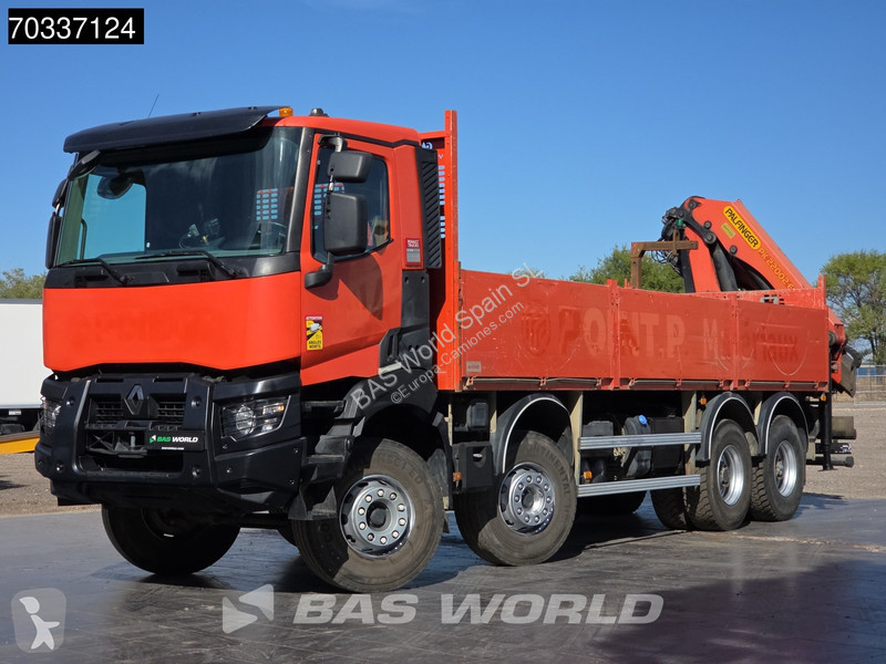 Renault K 430 K 8X4 Grua Palfinger PK 22 EH...