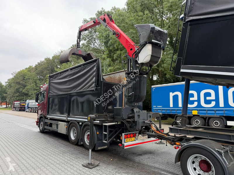 Lastbil Scania R450 + S Meppel kiptrailer
