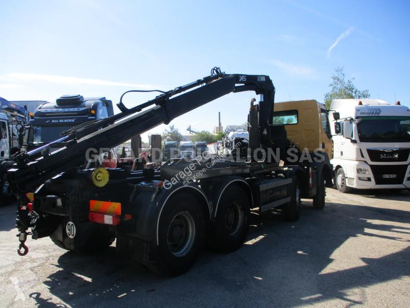 شاحنة Renault 410 dxi POLYBENNE GRUE