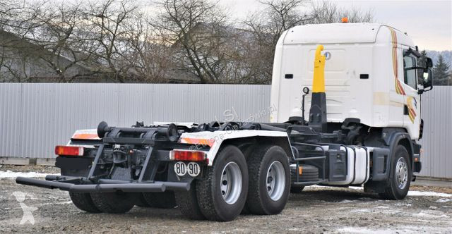 Camion Scania R124 470 Abrollkipper * 6x2 *...