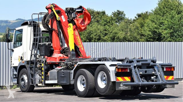 Kamion DAF 85340 * ABROLLKIPPER + KRAN * TOP