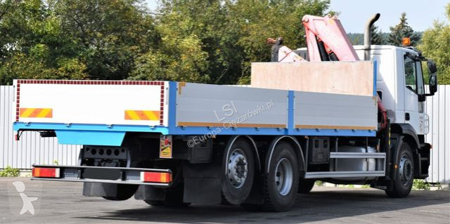Camion Iveco 310 PRITSCHE 7,05m +KRAN +FUNK