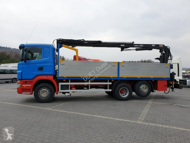 Kamion Scania R 400 LB 6x2 HDS Budowlanka Widły...