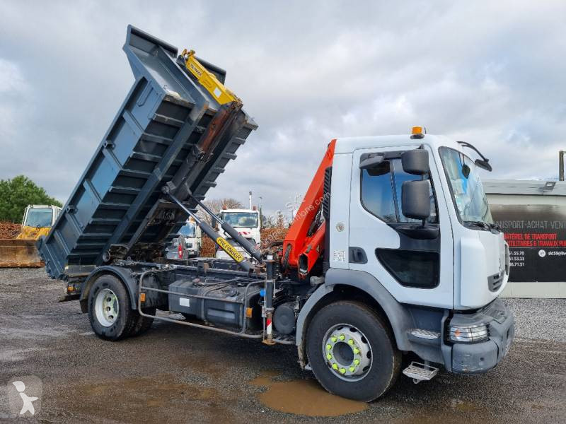 Camion Renault Polybenne Palfinger Midlum 240.16 DXI 4x2 Gazoil Euro 4 ...