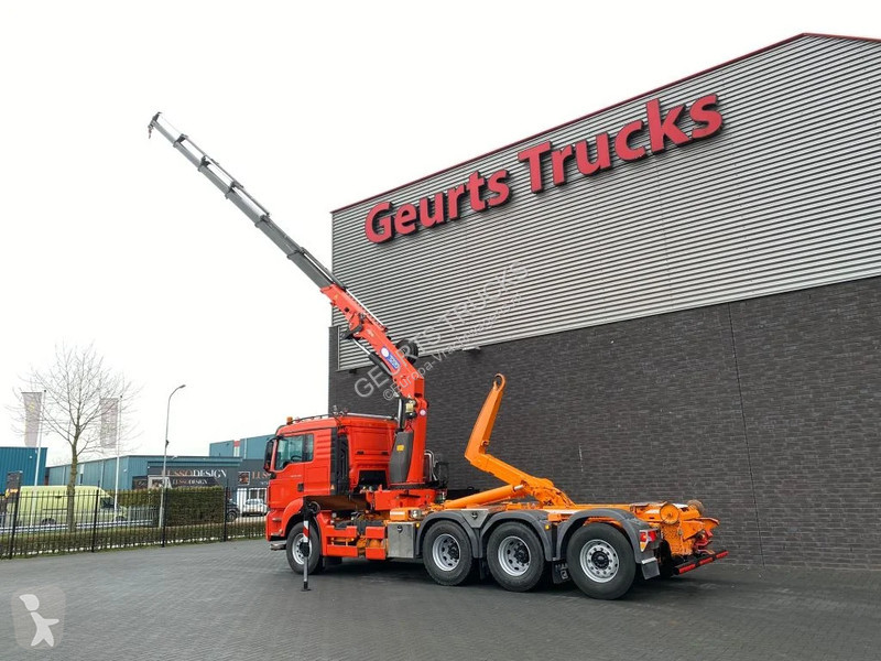 Kamion MAN 35.480 8X4 TRIDEM + 20 TON HAAKARM +...