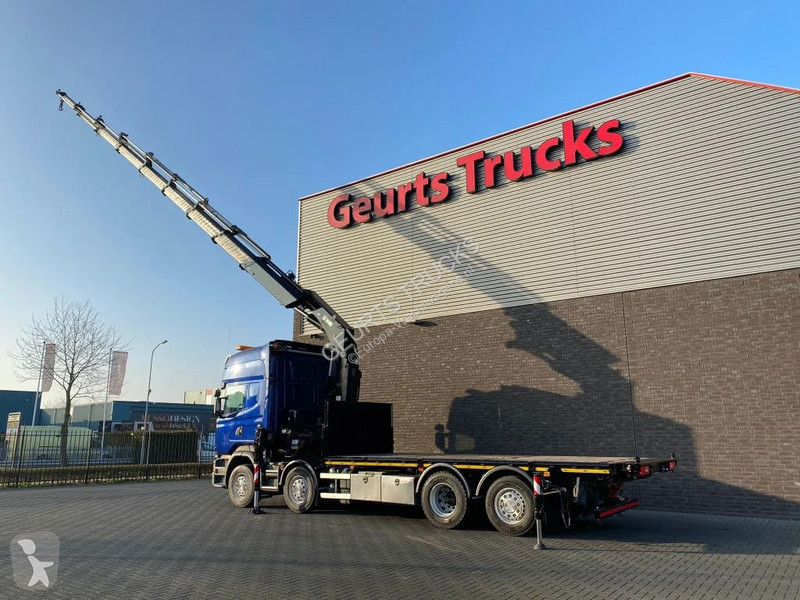 Kamion Scania R580 V8 8X2 + HIAB XS 544 E-8...