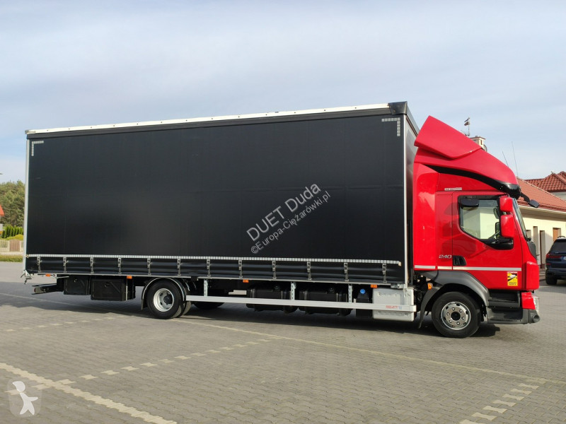 Camion Volvo 240 E6 Firana Tył Drzwi Dach...