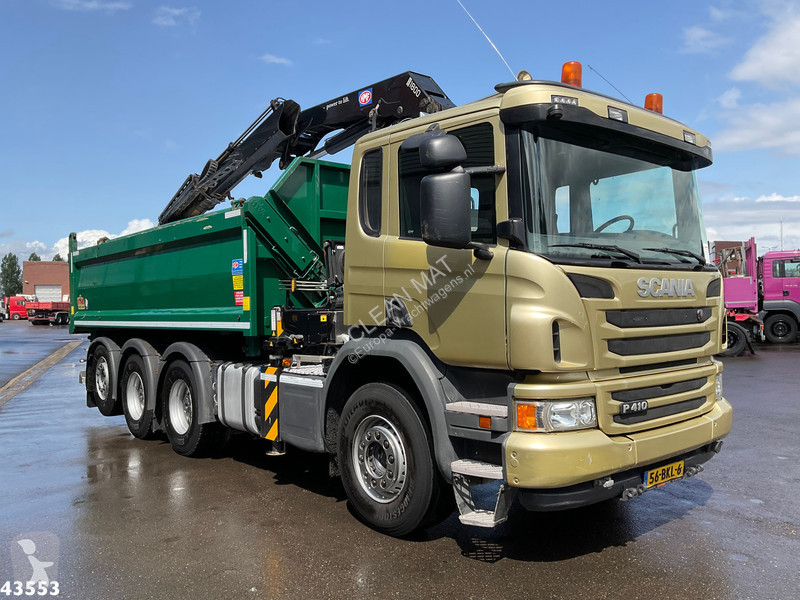 Camion Scania 410 8x4 Euro 6 HMF 18 Tonmeter...