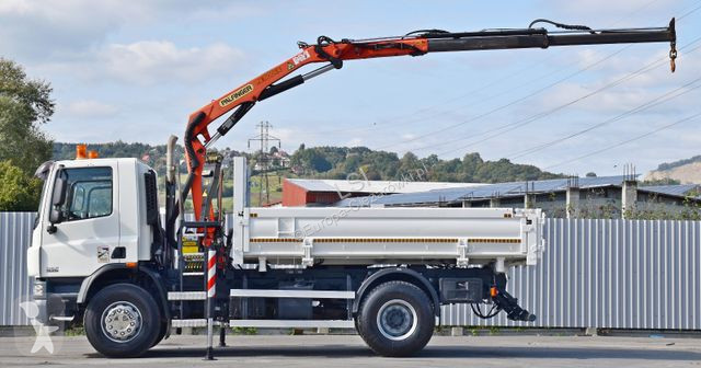 Camion DAF 75310 Kipper 4,30 m* KRAN * TOPZUSTAND