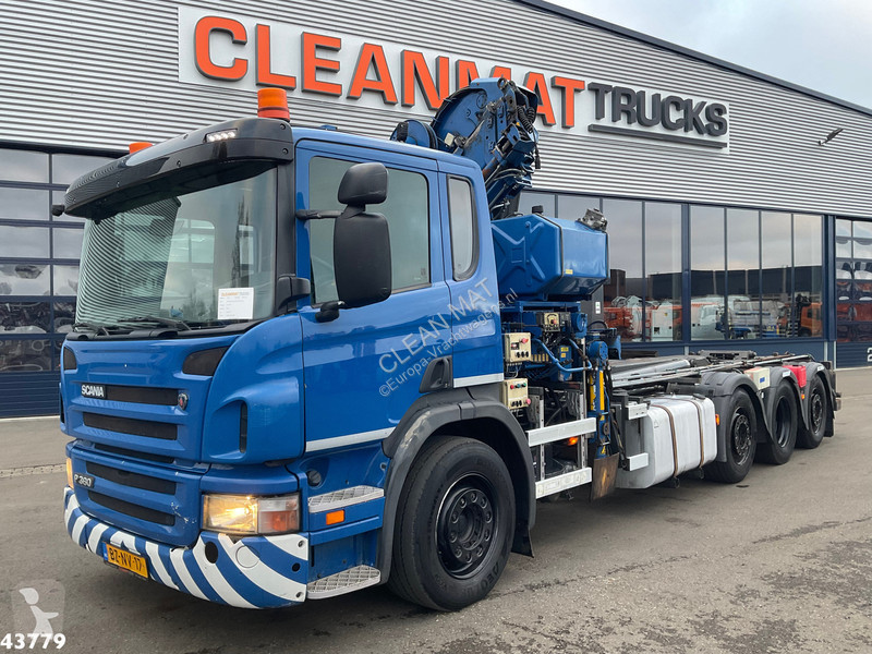 Camion Scania 360 8x2 Hiab 21 Tonmeter laadkraan