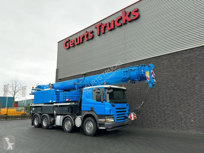 Camion Scania P420 8X4 + LIEBHERR LTF 1045-4.1...