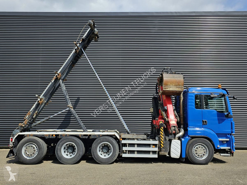 Kamion MAN 35.400 8x4-4 / PALFINGER Z CRANE +...