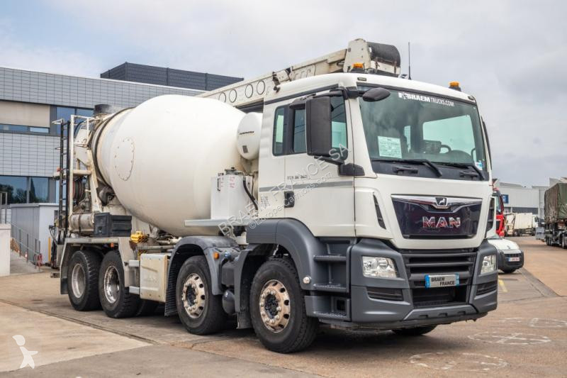 Camion MAN 32.360+PUTZMEISTER8M³+BAND/BELT/TAPIS
