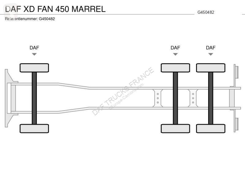 Vrachtwagen DAF XD FAN 450 MARREL